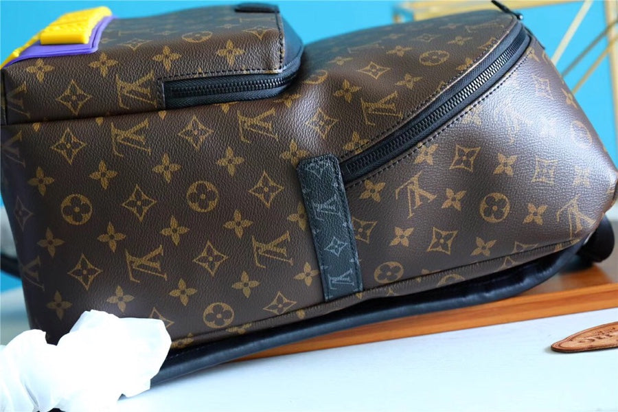 Top Quality Top Qualityscovery Backpack Monogram Canvas With Top Quality Rubber Signature Appliqué For Fall, Bags 40cm Top Quality M57965