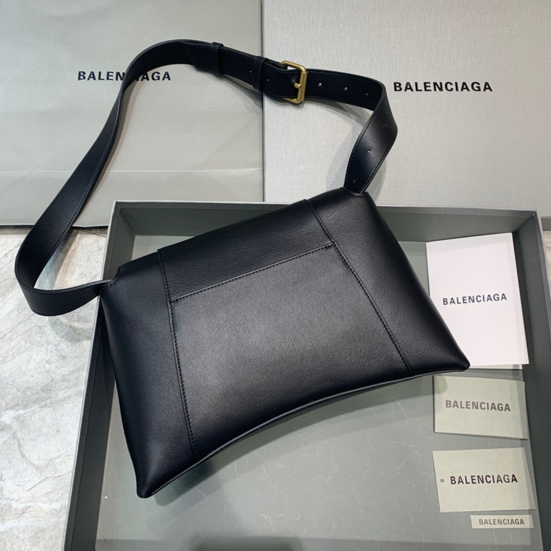 Top Quality Downtown Small Shoulder Bag In Black, For Women,  Bags 11.8in/30cm 67135329S1M1000