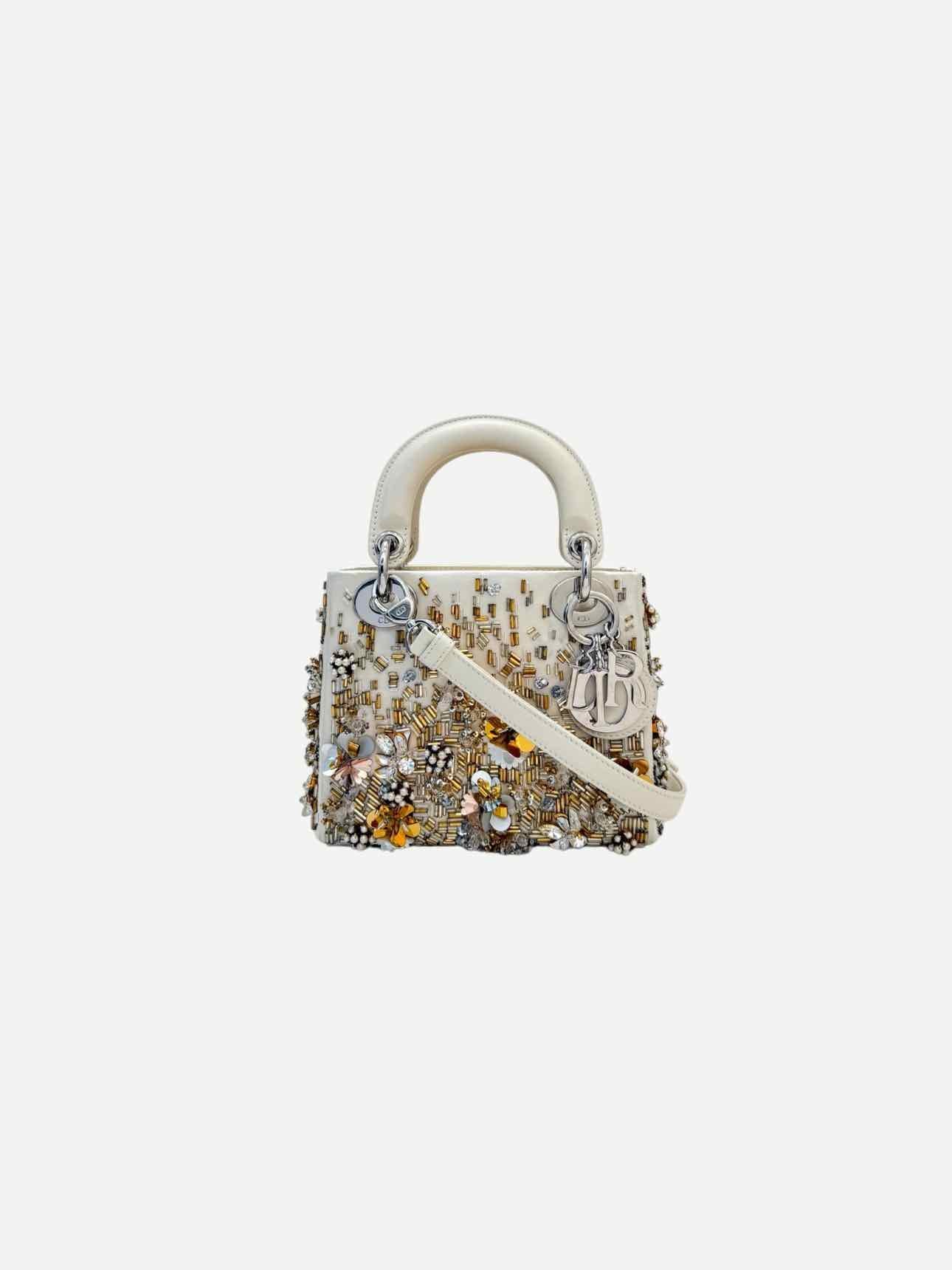 DIOR Lady Dior Beige Top Handle