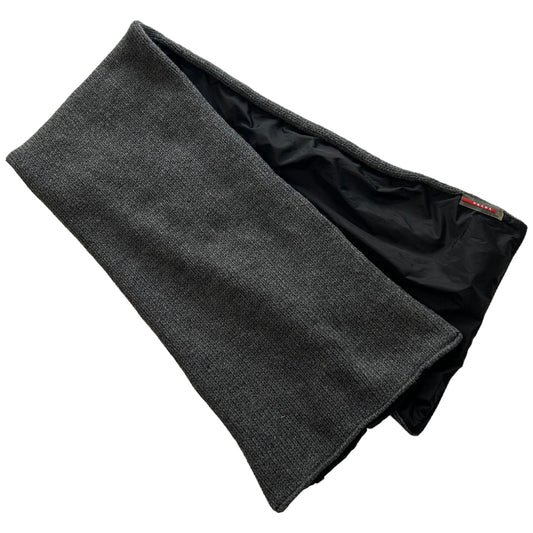 Prada Sport Knit and Nylon Scarf