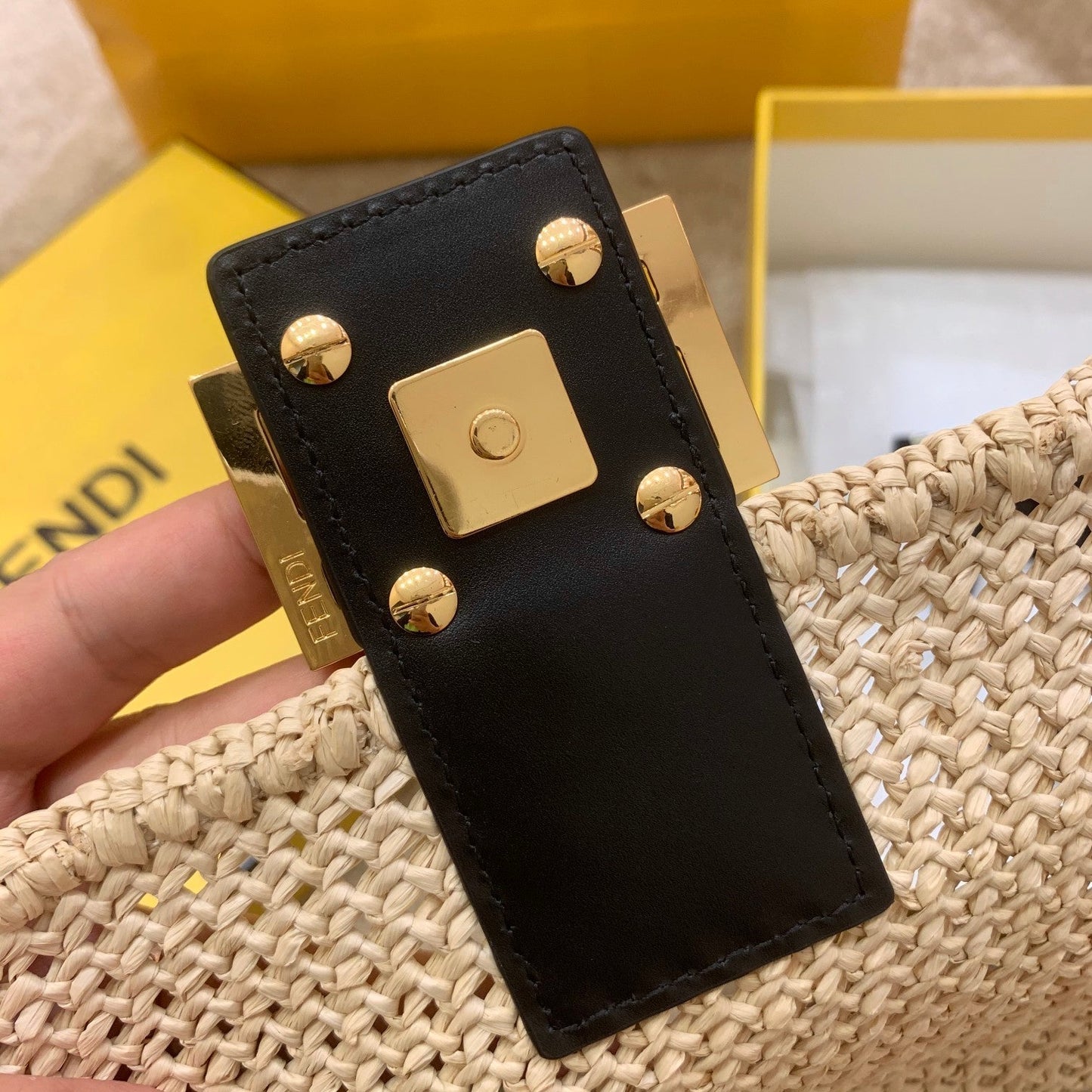Top QualityTop Quality Baguette Woven Straw Black For Women, Women’s Handbags, Shoulder And Crossbody Bags 10in/26cm FF