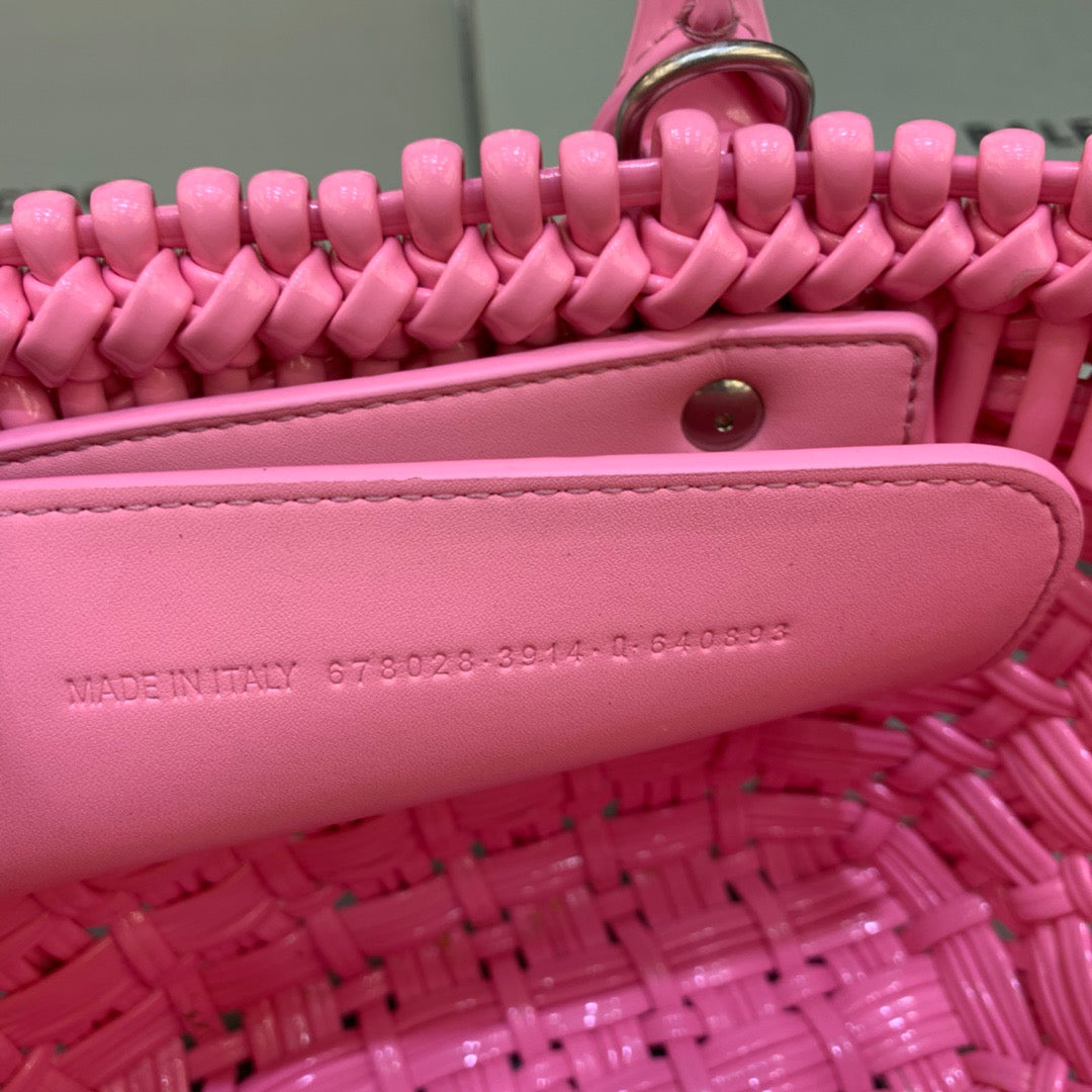 Top Quality Bistro XS Basket With Strap In Pink, For Women,  Bags 16.1in/41cm 6713422IE3Y5812