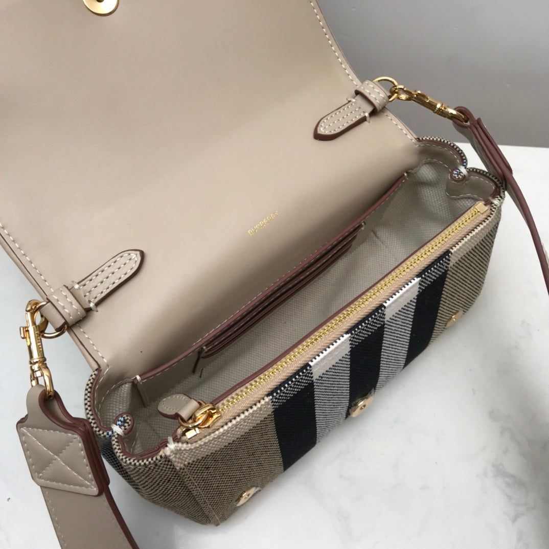 Top Quality  Check And Small Crossbody Bag For Women, Bags 7.1in/18cm