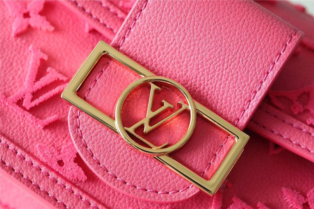 Top Quality Mini Dauphine Monogram Fluo Pink For Women,  Shoulder And Crossbody Bags 18.5cm/7.3in Top Quality M20747