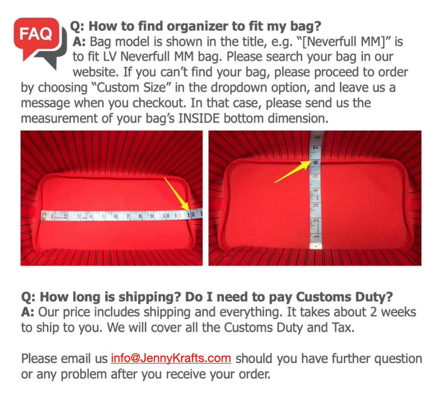 [Louis Vuitton (LV) Turenne GM (Large)] Velvet Bag Organizer - Customized Purse Insert, Tote Liner Protector, Handbag Organizer (Type Q)