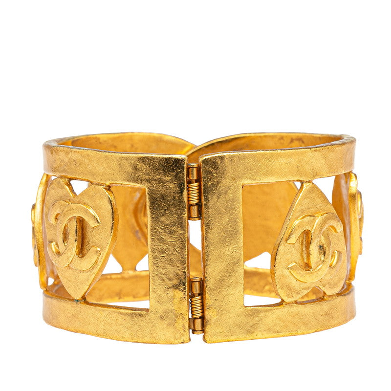 Chanel Coco Mark Heart Motif Bangle