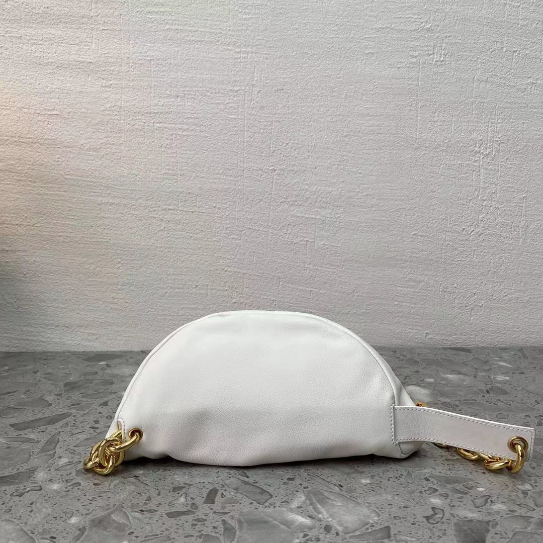 Top Quality Chain Pouch White, For Women, Women’s Bags 12.2in/31cm