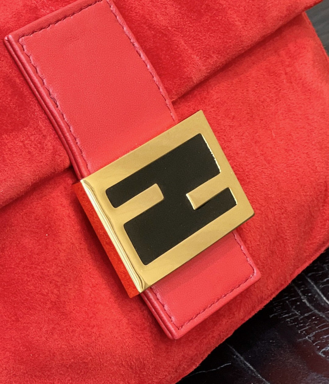 Top QualityTop Quality Baguette Red Bag For Woman 25cm/9.5in