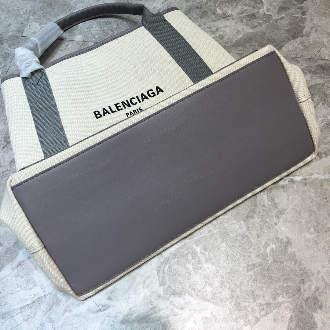 Top Quality Navy MeTop Qualityum Cabas Tote Bag In Gray, For Women,  Bags 14.1in/36cm