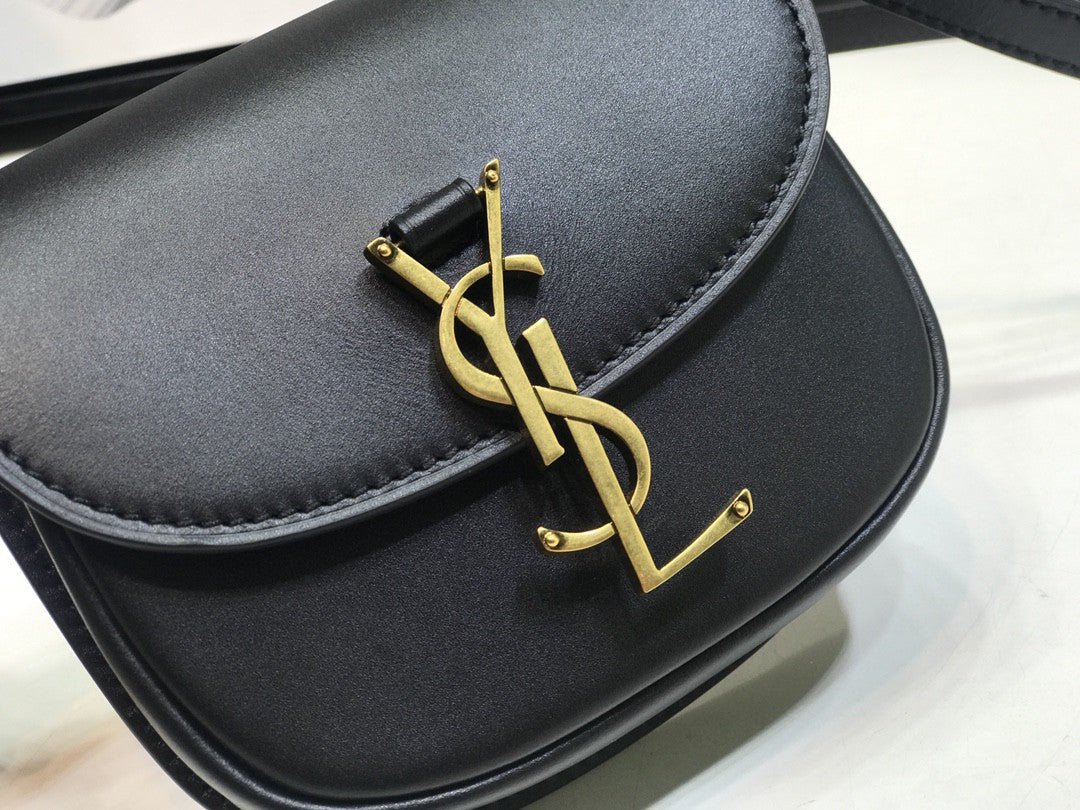 Top Quality Kaia Small Satchel Black For Women 7.2in/18.5cm YSL 619740BWR0W1000