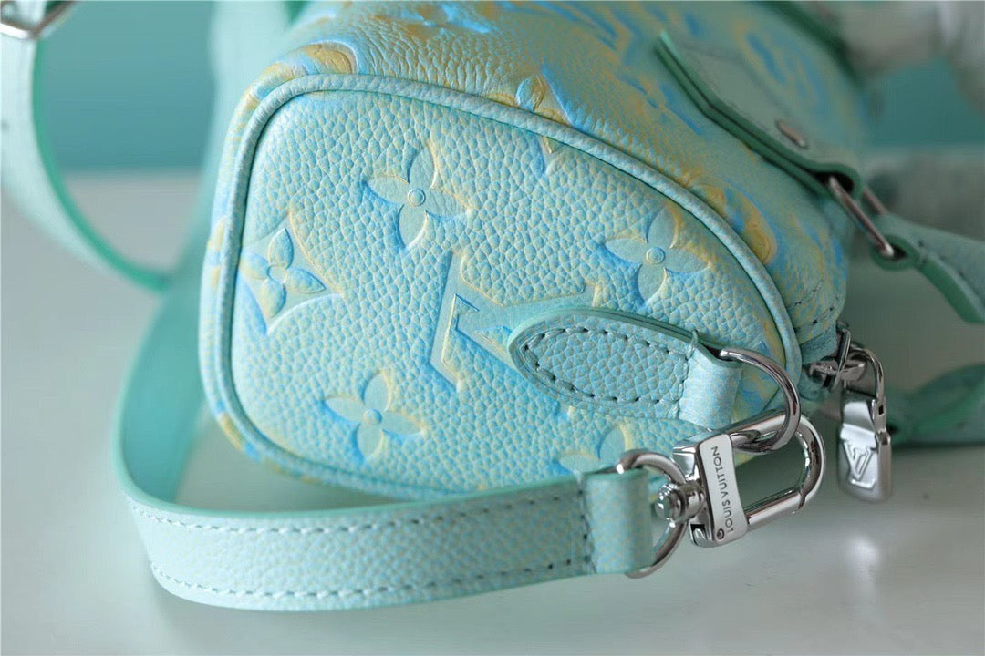 Top Quality Nano Speedy Monogram Empreinte Vert D’eau Green For Women,  Shoulder And Crossbody Bags 16cm/6.3in Top Quality 