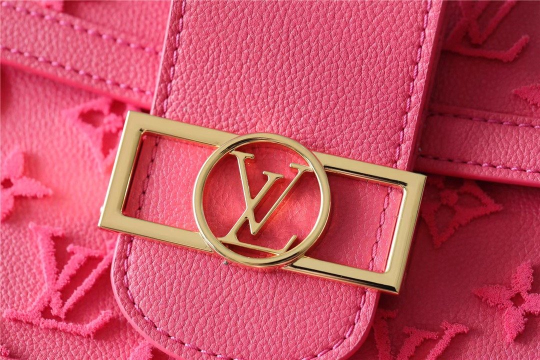 Top Quality Mini Dauphine Monogram Fluo Pink For Women,  Shoulder And Crossbody Bags 7.9in/20cm Top Quality M20747