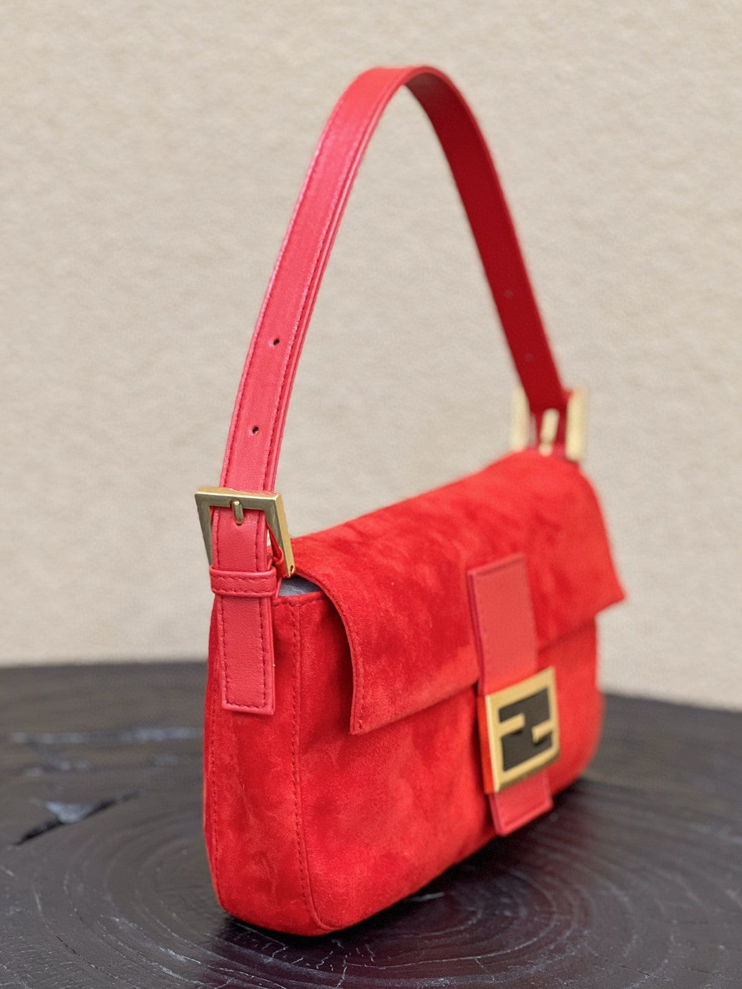 Top QualityTop Quality Baguette Red Bag For Woman 25cm/9.5in