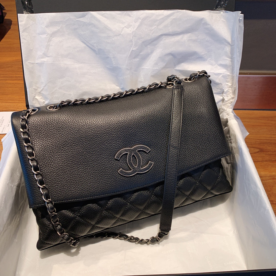 CHLFlap Bag With Top Handle Black Bag For Women 32cm/12.5in