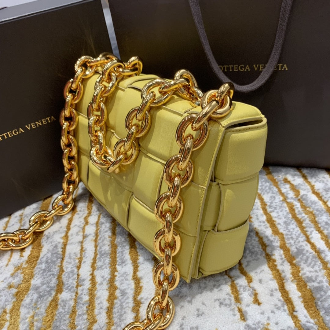 Top Quality Chain Cassette Bag For Women 10.2in/26cm In Yellow