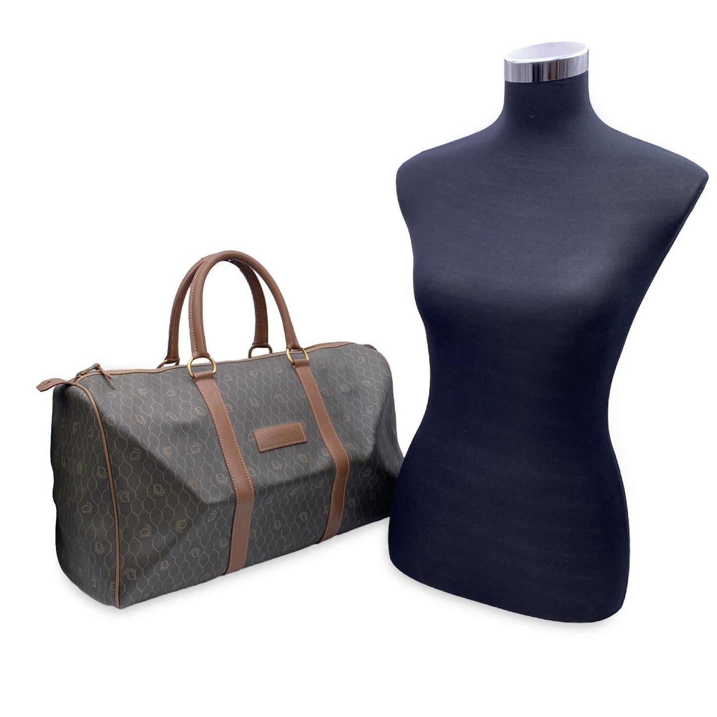 CHRISTIAN DIOR   Monogram Duffle Travel Unisex Bag Handbag
