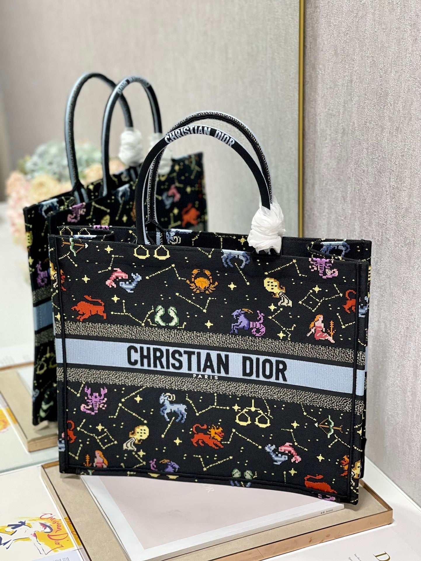 Top Quality Large Book Tote Black, For Women, Womens Handbags 16.5in/42cm CD