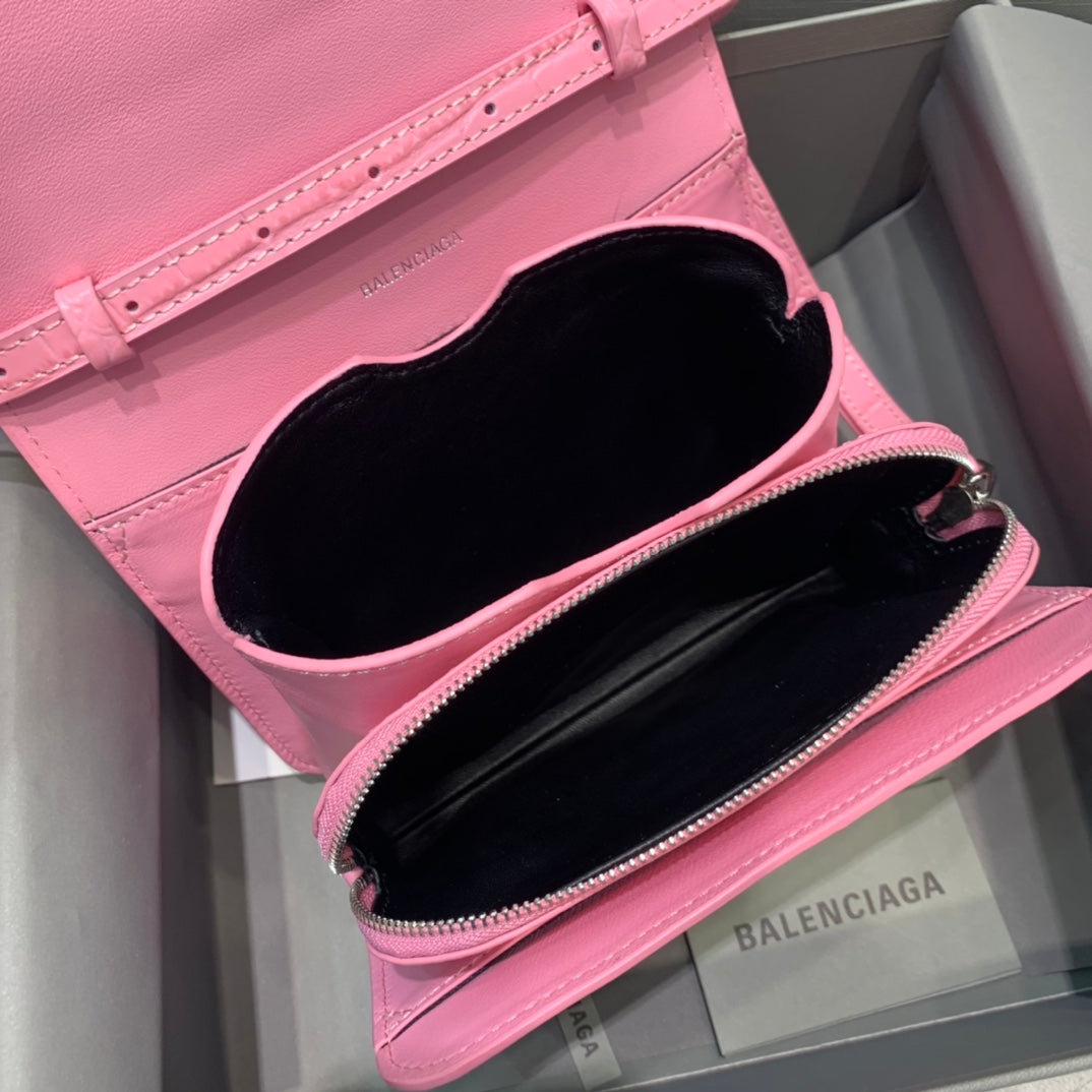 Top Quality Bolso Bandolera B In Pink, For Women,  Bags 7in/18cm