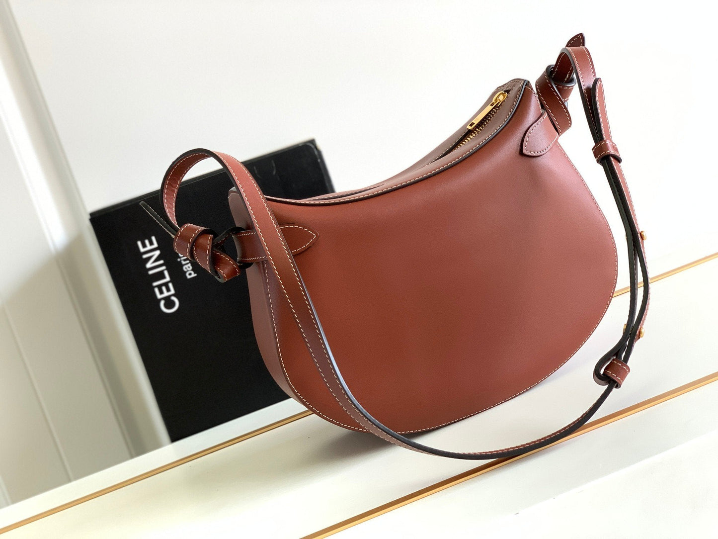 Top Quality BesaTop Quality Noeuds Francais Bag Brown For Women 10in/25cm 199823EI5.19TK