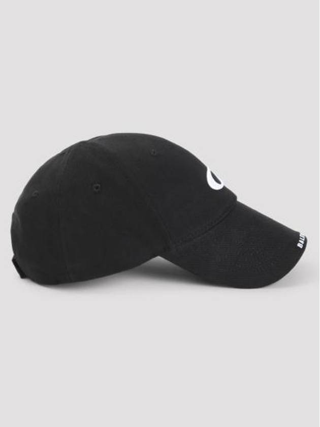 Luxury Balenciaga Trending 2025 Embroidered Icon Logo Ball Cap Black