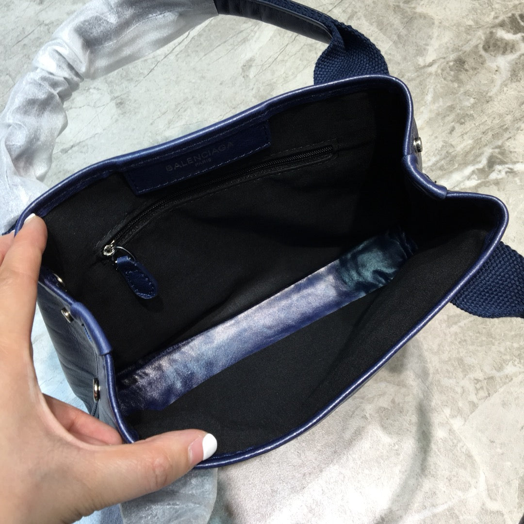 Top Quality Navy XS Tote Bag In Blue, For Women,  Bags 12.6in/32cm