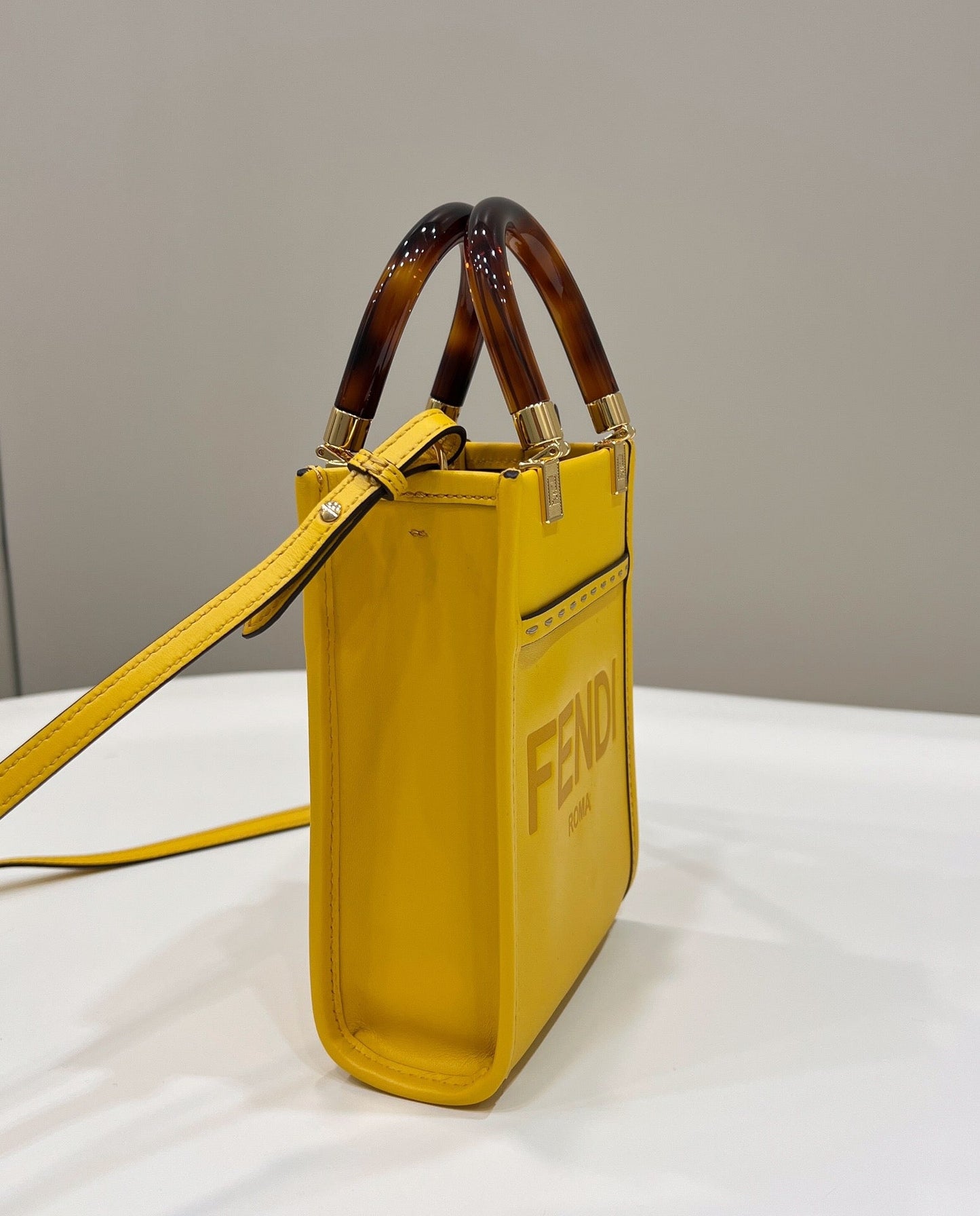 Top QualityTop Quality Sunshine Shopper Yellow Mini Bag For Woman 13cm/5in