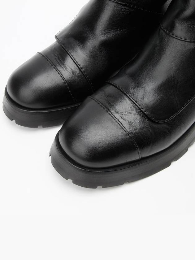 CC turn lock knitting angle boots 1148hv Chanel