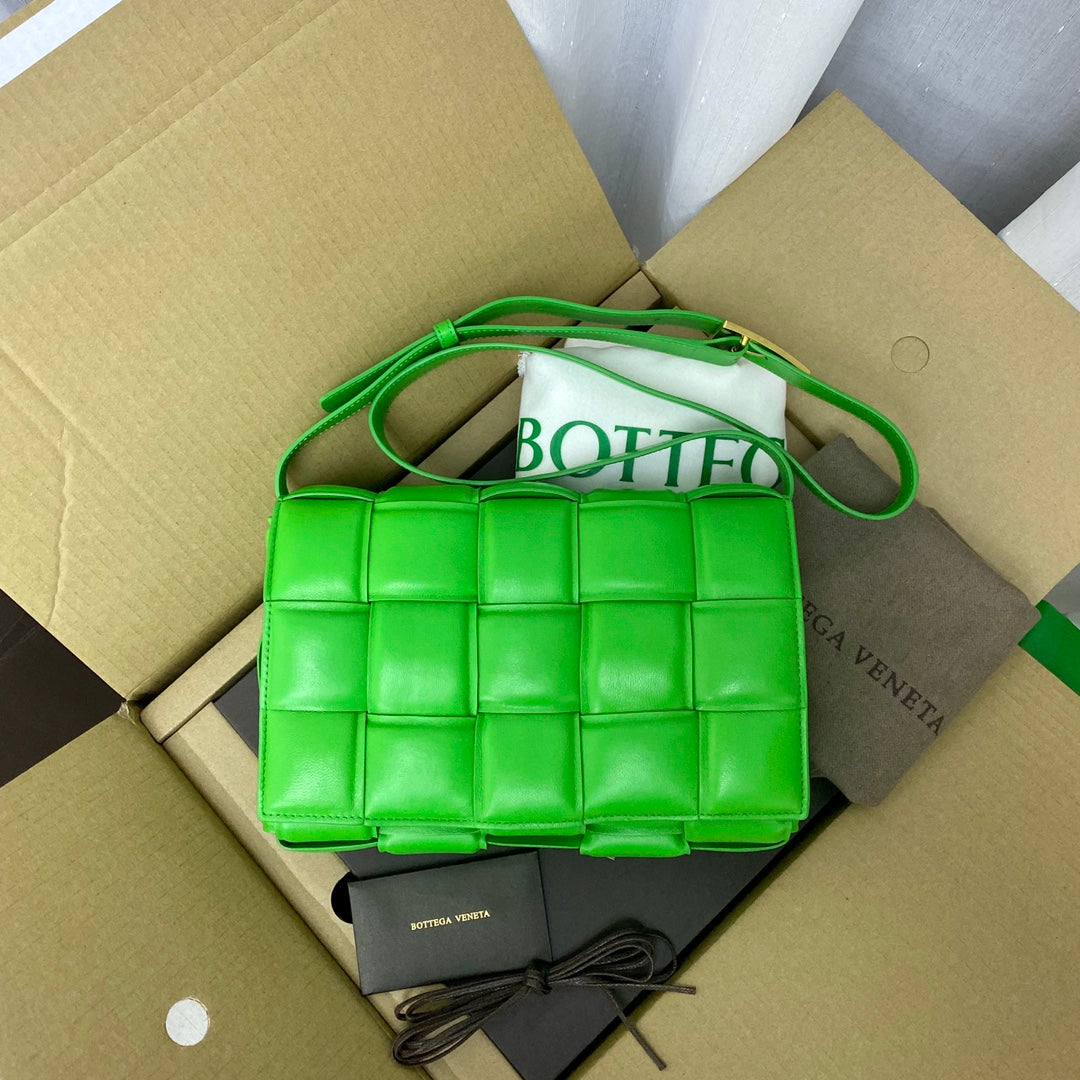 Top Quality Padded Cassette Green, For Women, Women’s Bags 10.2in/26cm 591970VCQR13724