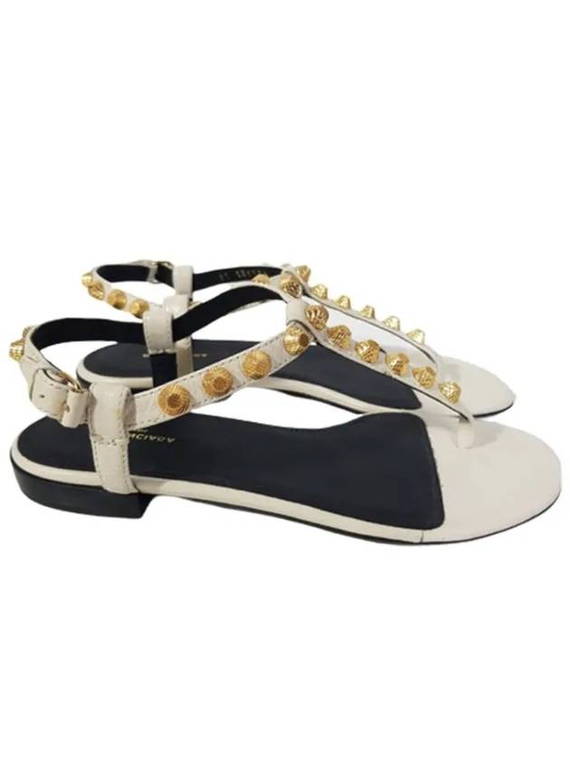Luxury Balenciaga Trending 2025 Stud Strap Sandals White