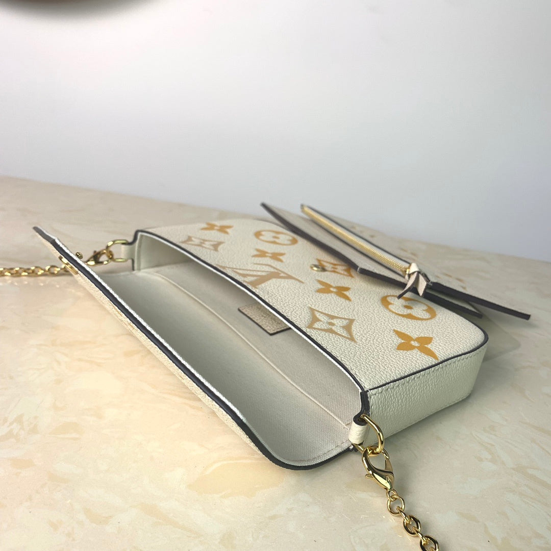 Top Quality Monogram Empreinte Pochette 21cm White