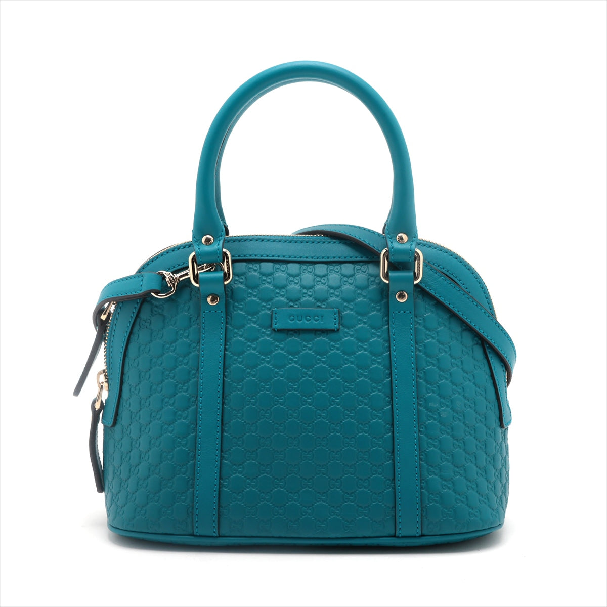 Gucci 2WAY Handbag Blue Green 449654