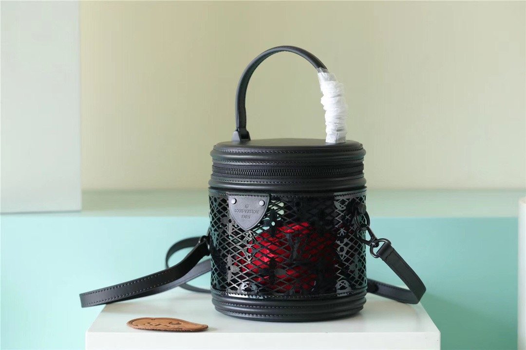 Top Quality Cannes Monogram Lace Black For Women, Womens Bags, Shoulder And Crossbody Bags 6.7in/17cm Top Quality M20363