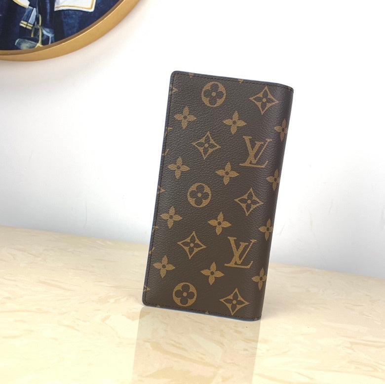 Top Quality Damier Graphite Wallet 19cm Brown