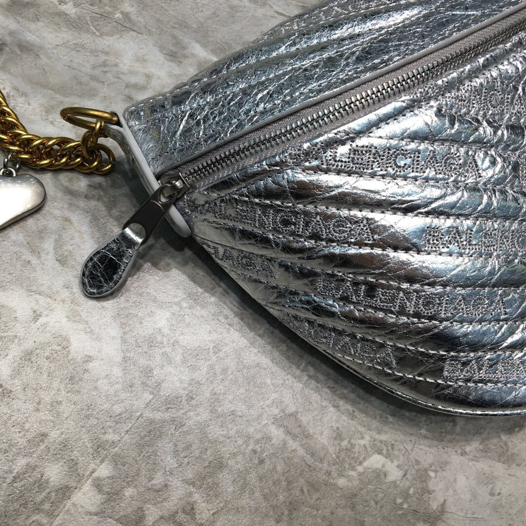Top Quality Souvenir XXS Belt Bag In Sliver, For Women,  Bags 11.8in/30cm