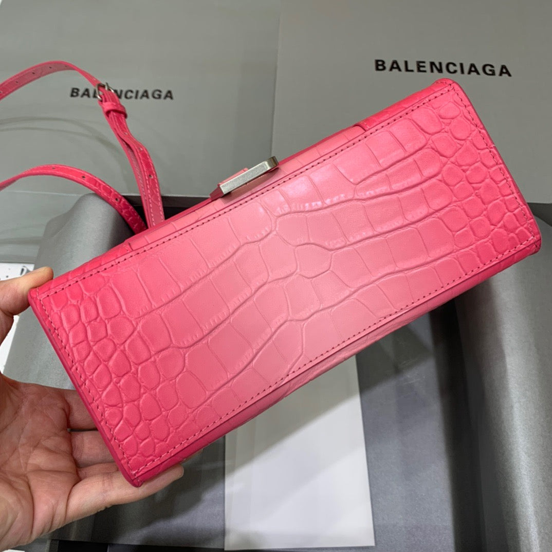 Top Quality Hourglass Small Handbag In Pink, For Women,  Bags 9in/23cm 5935462107U5812