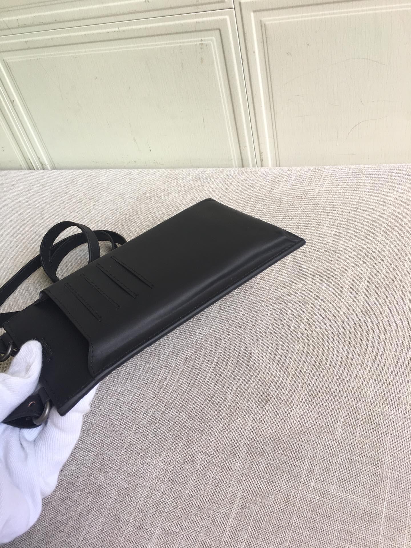 Top Quality Zipped Card Case Shoulder Black, For Women, Women’s Bags 7.4in/19cm