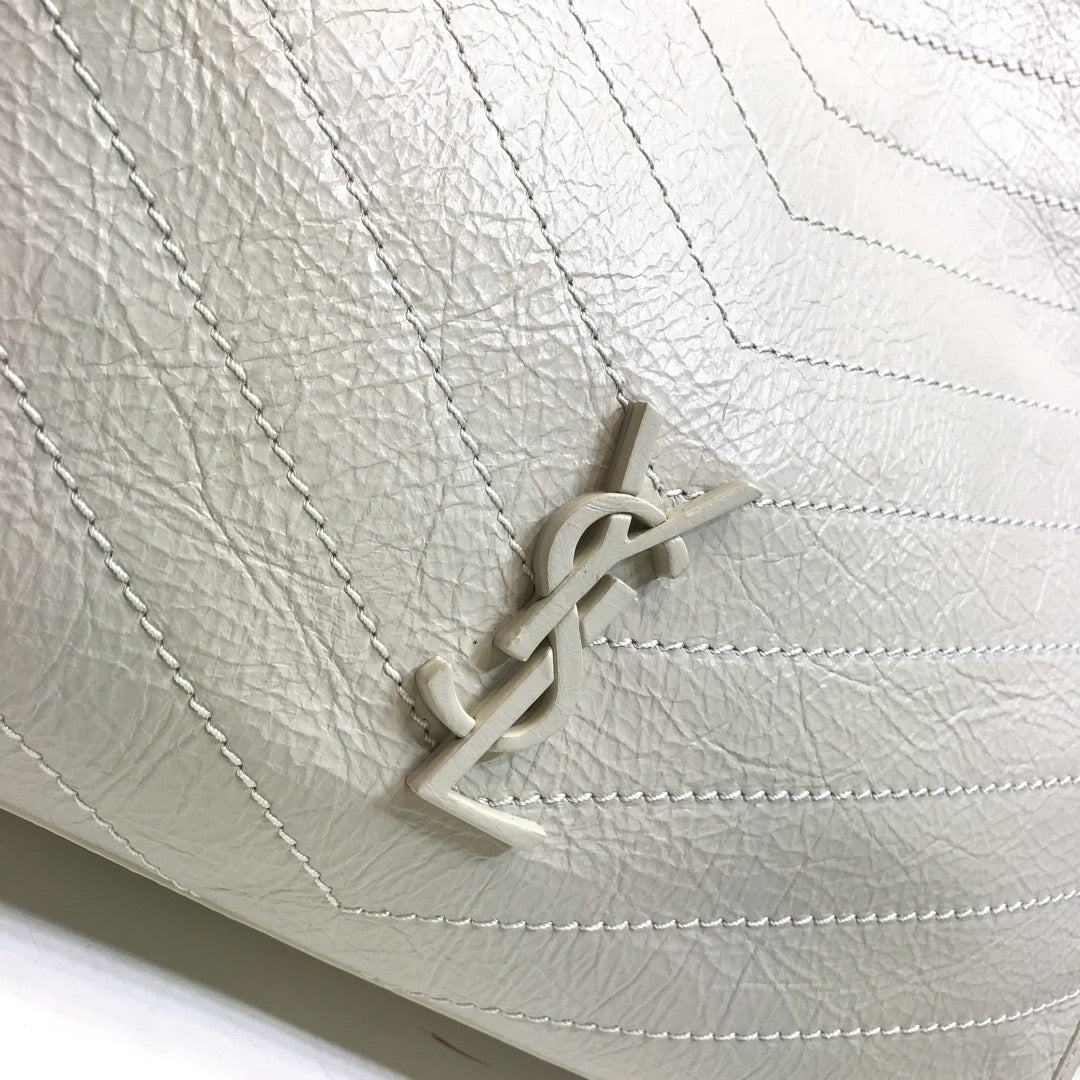YSSL Niki Medium Shopping Bag White For Women 12in/32cm YSL 