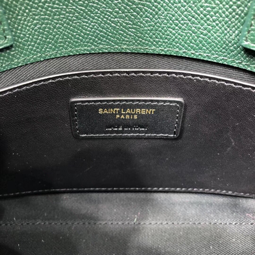 YSSL Manhattan Nano Shopping Bag In Box Green For Women 8in/21cm YSL