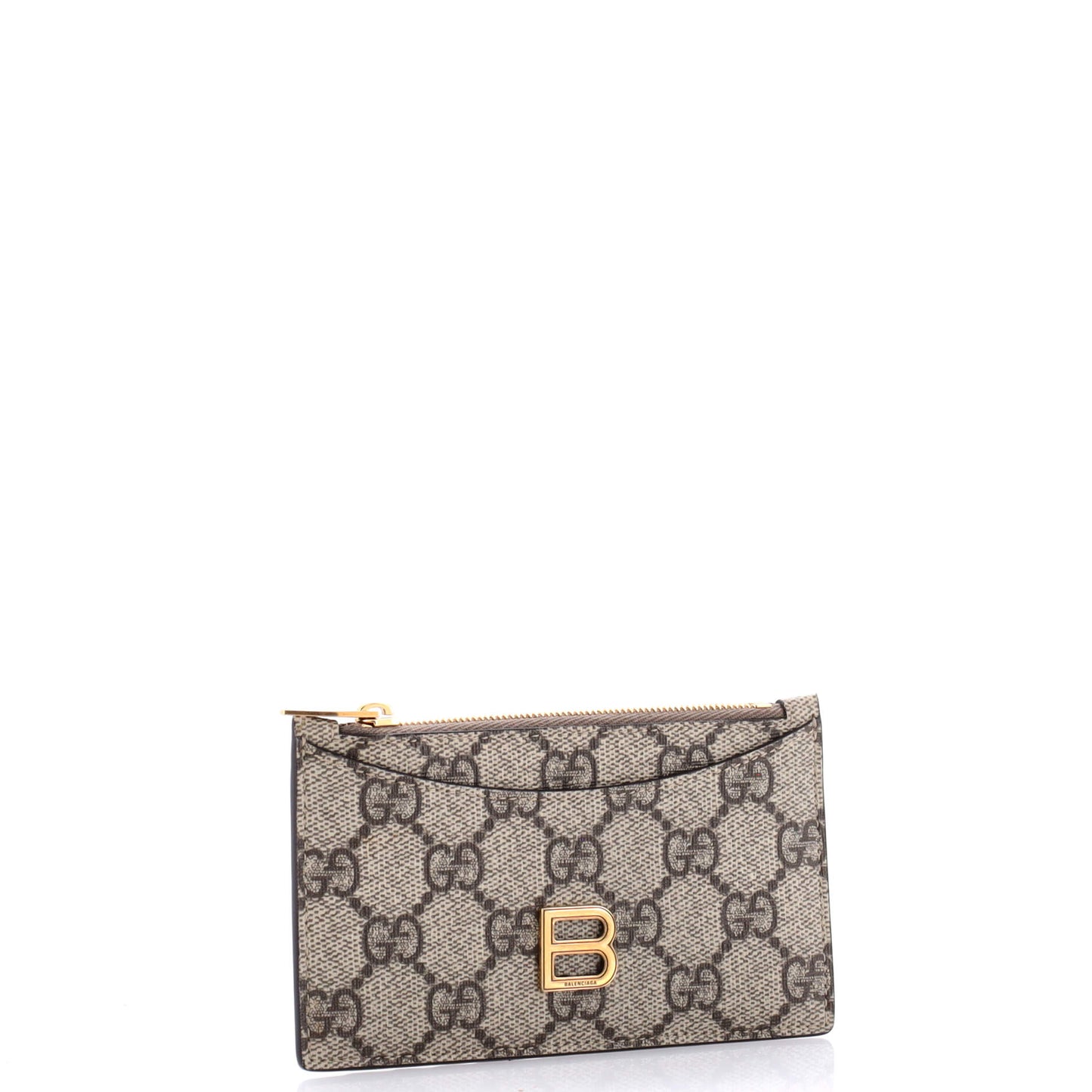 x Luxury Balenciaga Trending 2025 The Hacker Project Zip Card Case GG Coated Canvas