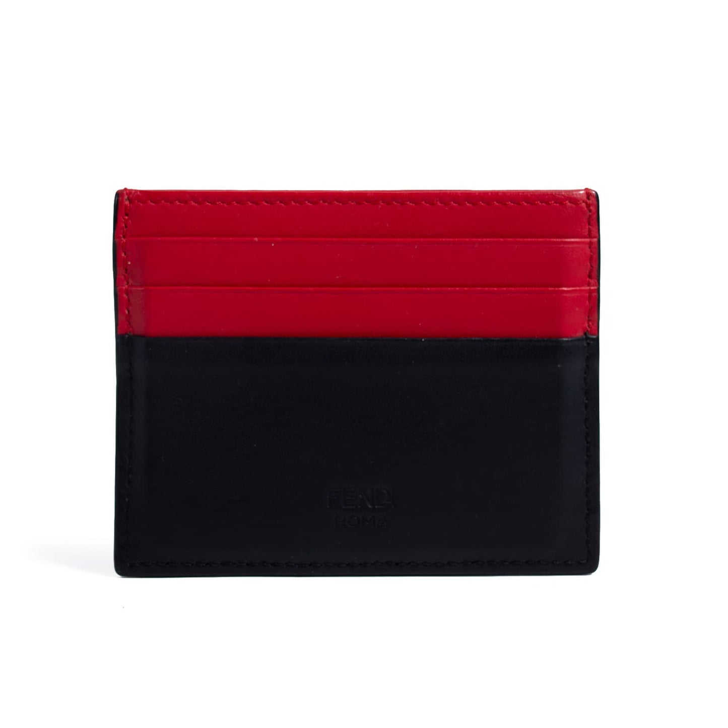 Fendi Monster Leather Card Holder