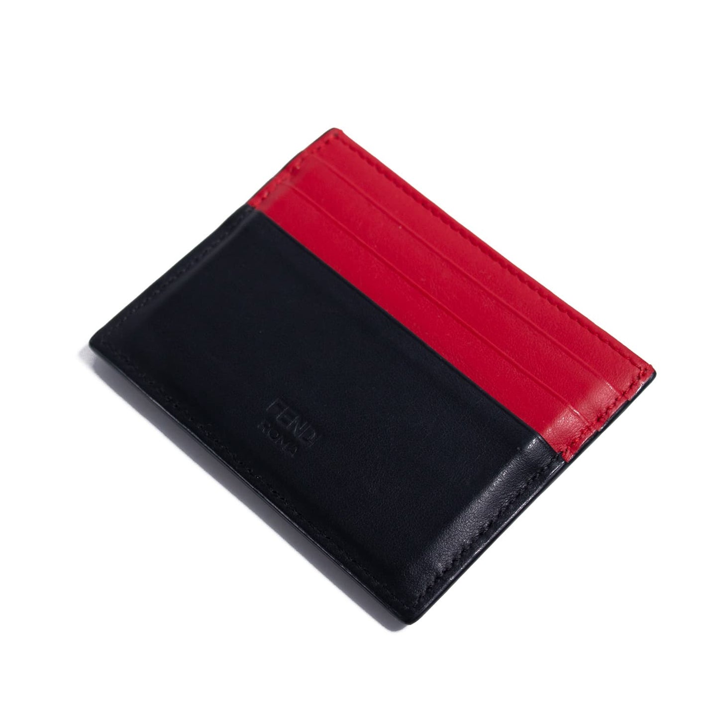 Fendi Monster Leather Card Holder