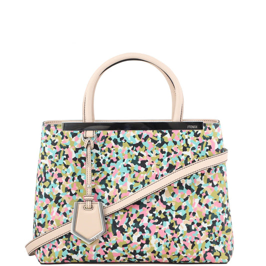 Fendi Petite 2Jours Vitello Tote Multicolour