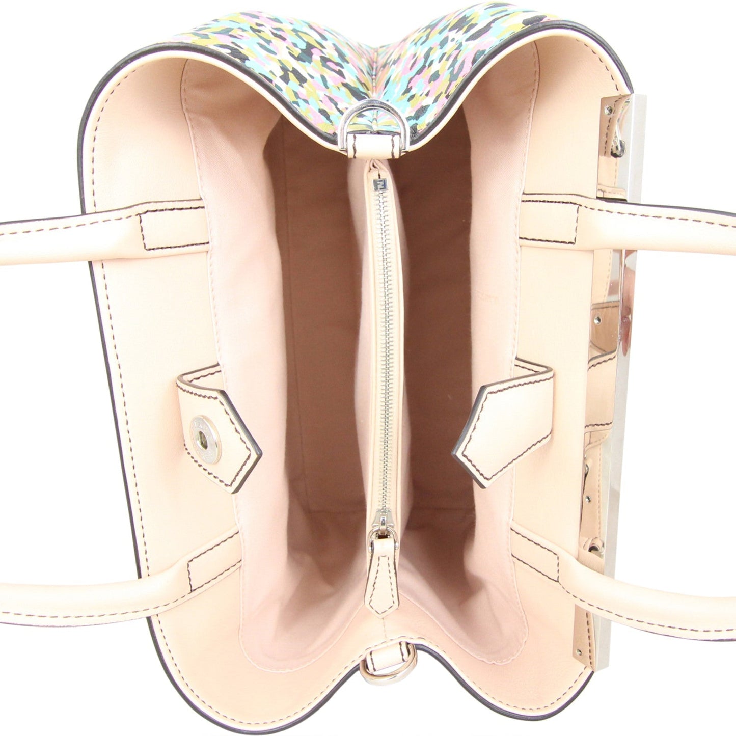 Fendi Petite 2Jours Vitello Tote Multicolour