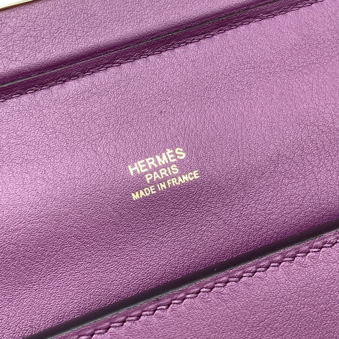 Top Quality 24/24 Clemence Swift Purple For Women, Handbags, Shoulder Bags 11.4in/29cm