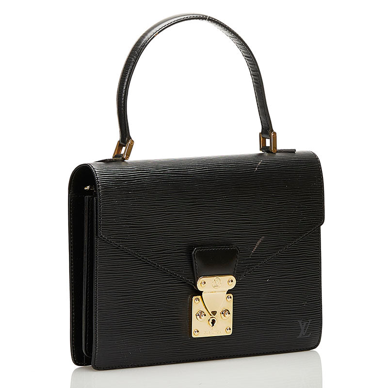 Louis Vuitton Epic Concorde Handbag M52132 Noir Black Leather  Louis Vuitton