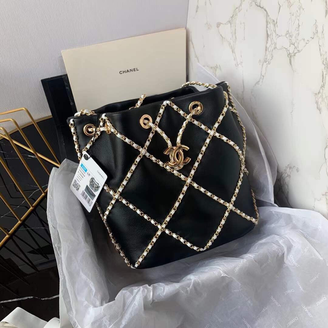 CHL 21 Handbag Black For Women, Women’s Bags 8in/22cm