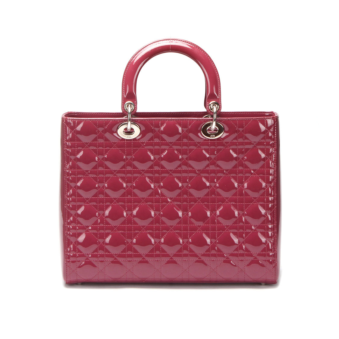 Large Cannage Patent Leather Lady Dior