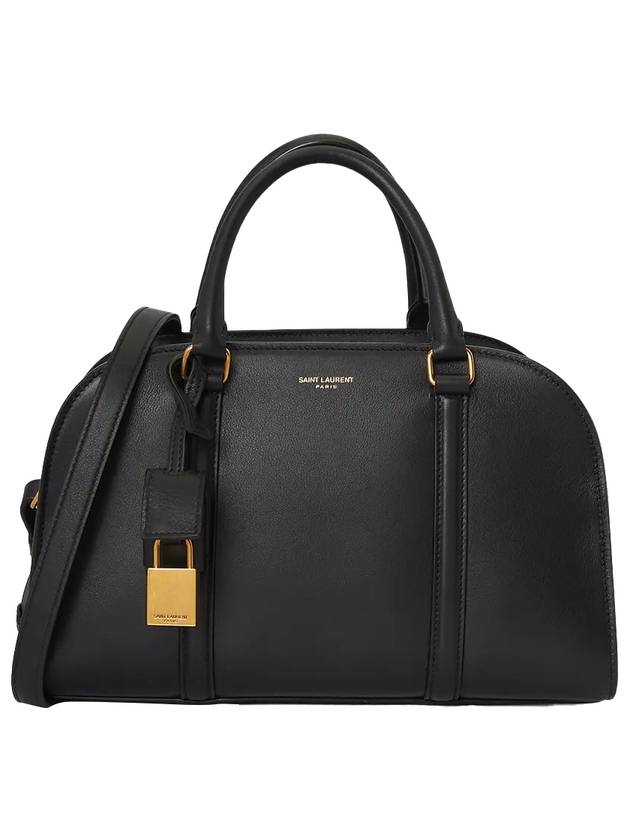 Luxury Saint Laurent Trending 2025 Rock Baby Leather Duffel Bag Black