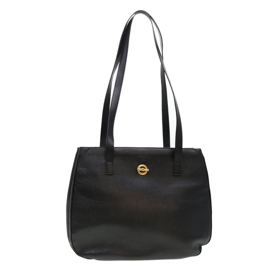 Luxury CELINE Shoulder Bag Leather Black  fm2285