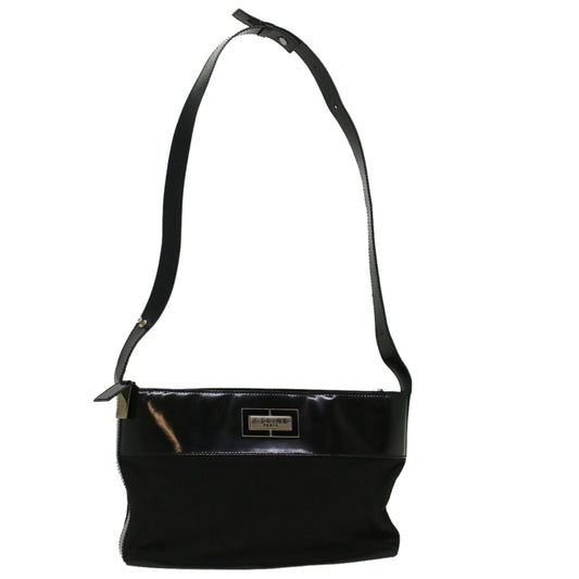 Luxury CELINE Shoulder Bag Canvas Black  fm2930